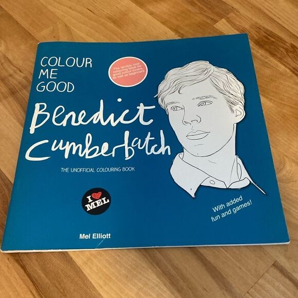 Colour Me Good Benedict Cumberbatch Coloring Book - Picture 1 of 5